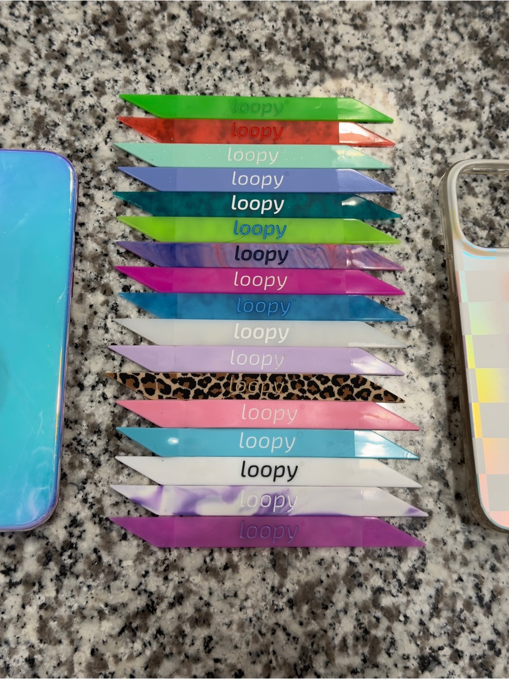 Loopy Case Assorted Color Phone Loops Pack and two 13 pro max cases included